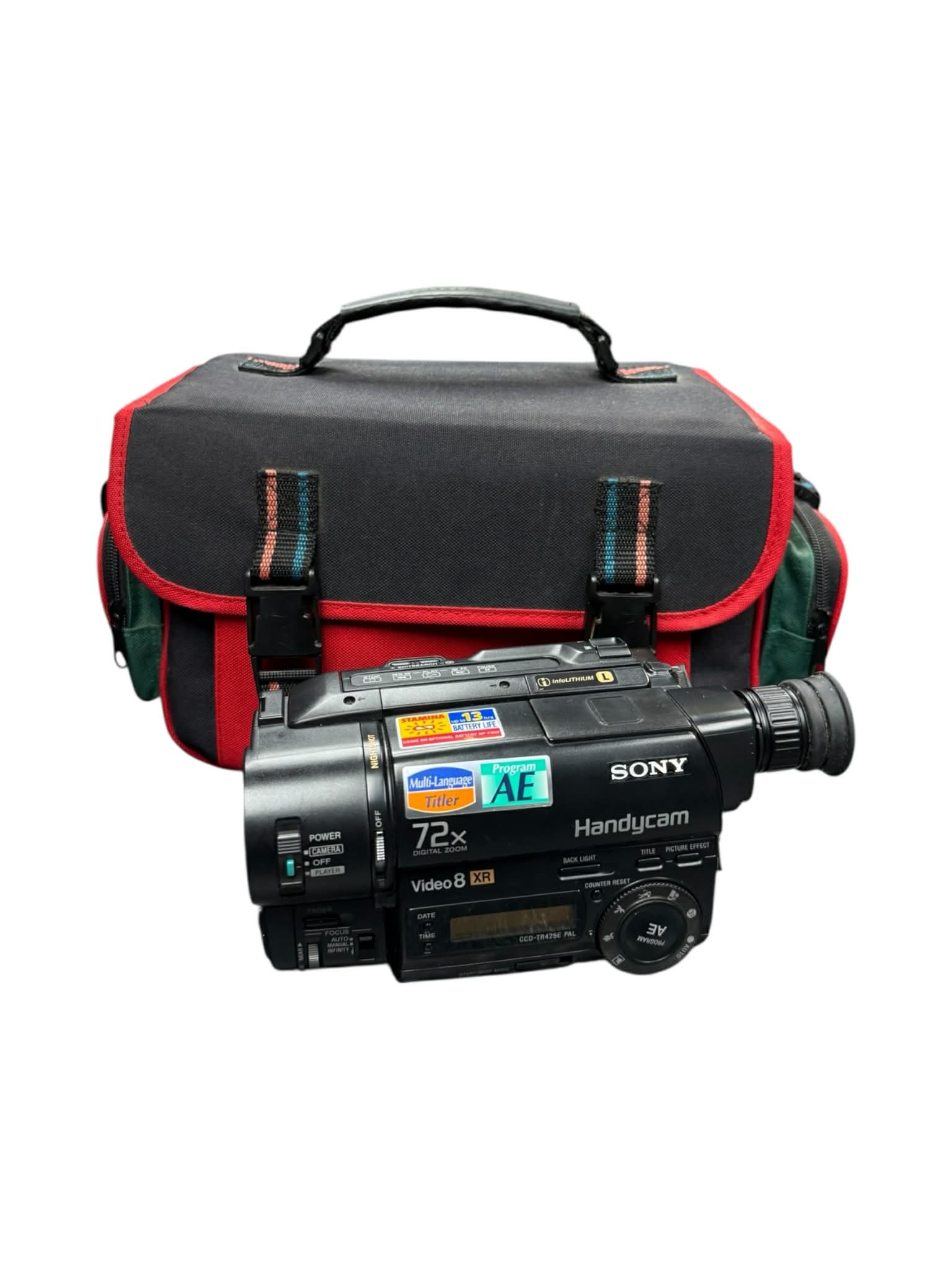 Pre-owned SONY Handycam CCD-TR425E Nightshot Video 8 Hi8 Camcorder
